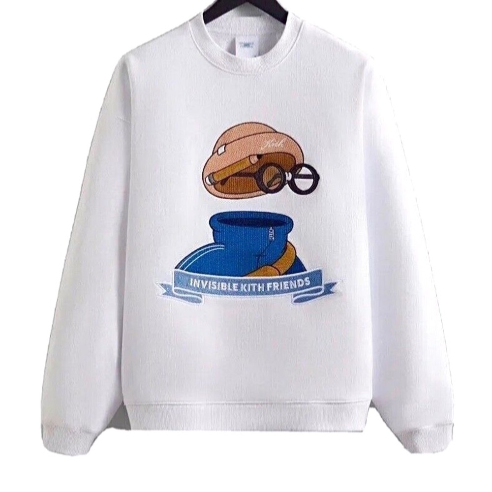 Kith x Invisible Friends Crewneck White Size: M